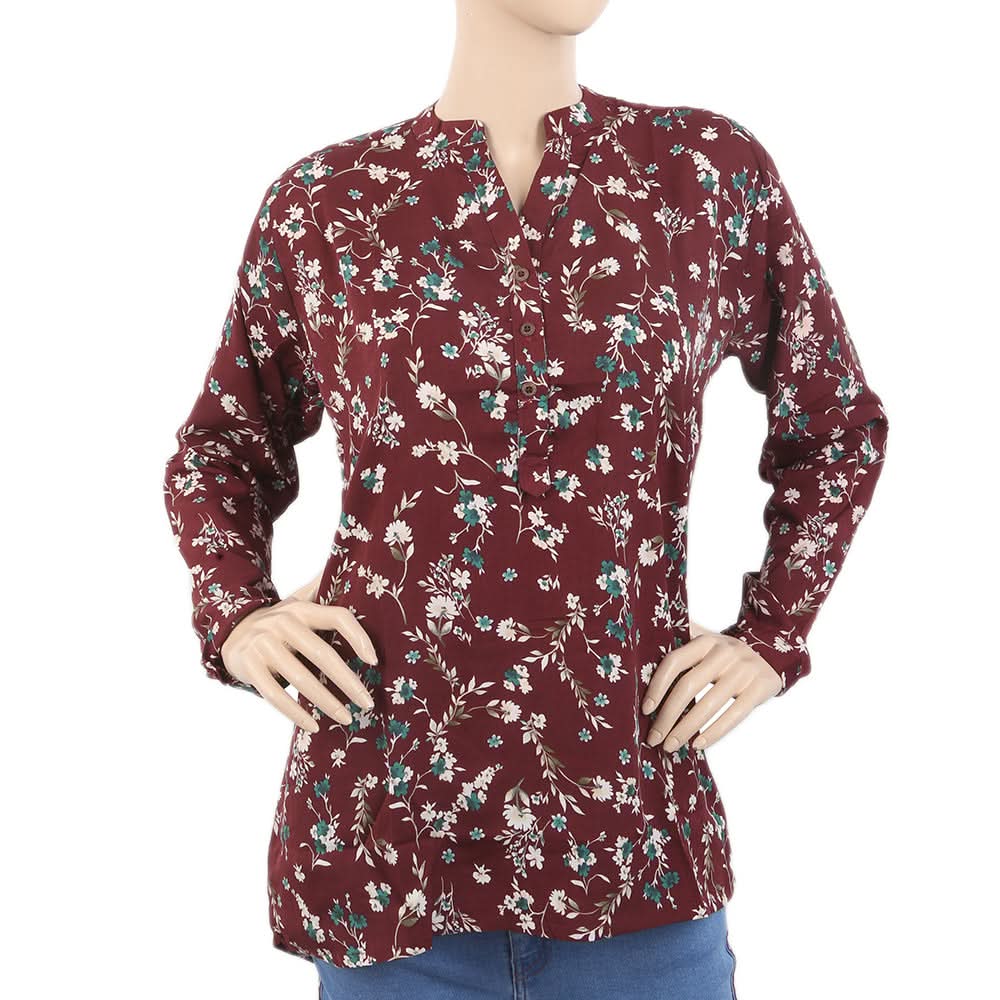 Women's Full Sleeve Top - Brown, Women, T-Shirts And Tops, Chase Value, Chase Value