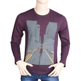 Men's Full Sleeves T Shirt - Purple, Mens T-Shirts, Chase Value, Chase Value
