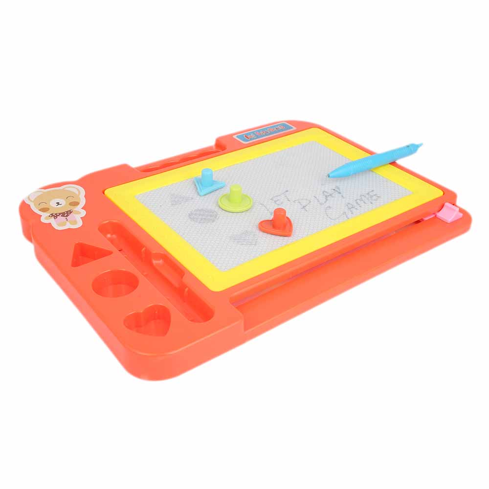 Magic Slate (2007A) For Kid - Red, Kids, Writing Boards And Slates, Chase Value, Chase Value