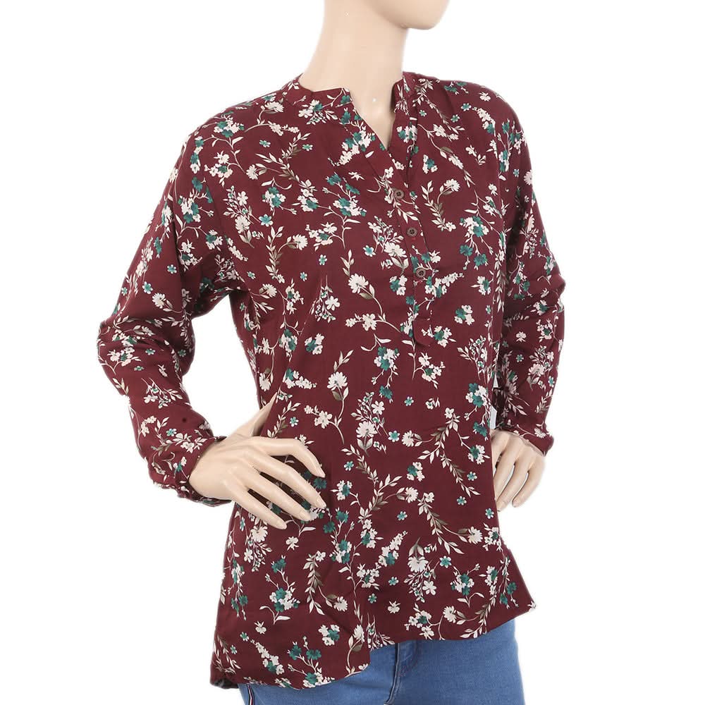 Women's Full Sleeve Top - Brown, Women, T-Shirts And Tops, Chase Value, Chase Value