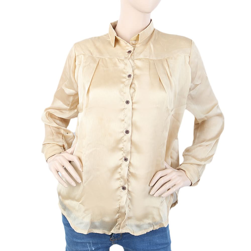Women's Full Sleeves Top - Golden, Women, T-Shirts And Tops, Chase Value, Chase Value
