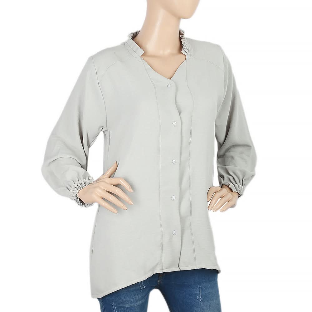 Women's Casual Shirt - Grey, Women, T-Shirts And Tops, Chase Value, Chase Value