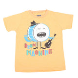 Boys Printed Half Sleeves T-Shirt 4727 - Peach, Kids, Boys T-Shirts, Chase Value, Chase Value
