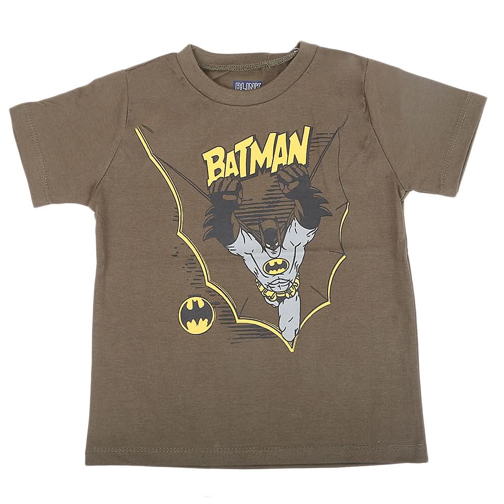 Boys Printed Half Sleeves T-Shirt 4733 - Olive Green, Kids, Boys T-Shirts, Chase Value, Chase Value