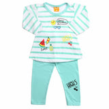 Girls Full Sleeves Suit - Sea Green, Girls Suits, Chase Value, Chase Value