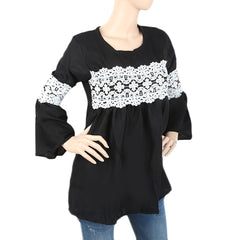 Women's Full Sleeves Top - Black, Women, T-Shirts And Tops, Chase Value, Chase Value