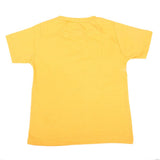 Boys Printed Half Sleeves T-Shirt 4747 - Yellow, Kids, Boys T-Shirts, Chase Value, Chase Value
