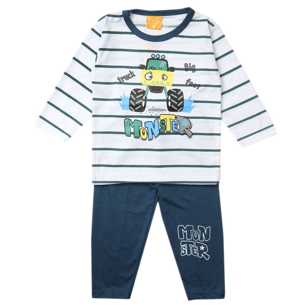 Boys Full Sleeves Suit - Steel Green, Boys Sets & Suits, Chase Value, Chase Value