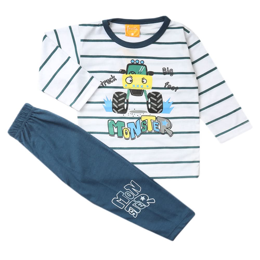 Boys Full Sleeves Suit - Steel Green, Boys Sets & Suits, Chase Value, Chase Value