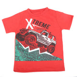 Boys Printed Half Sleeves T-Shirt 4747 - Red, Kids, Boys T-Shirts, Chase Value, Chase Value