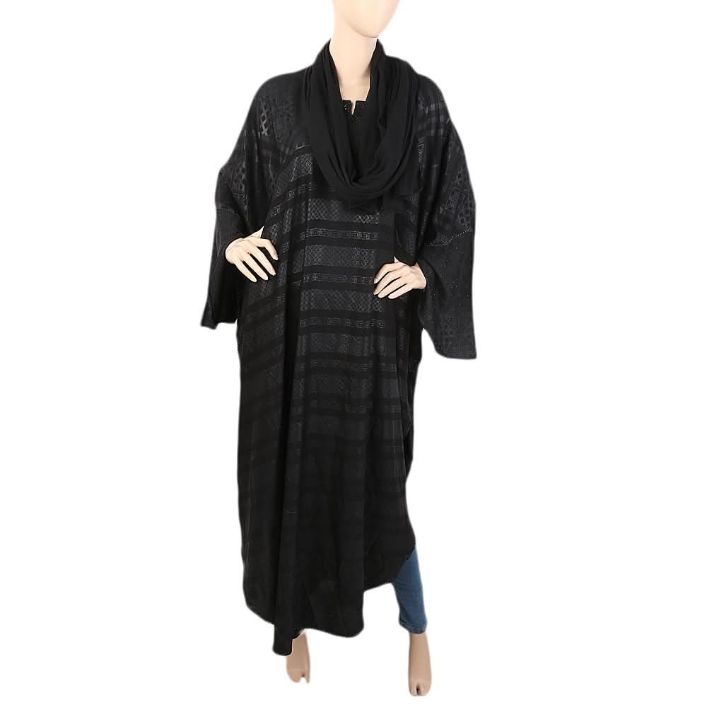 Women's Butter Fly Abaya - Black, Women, Abayas, Chase Value, Chase Value
