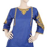 Women's Embordered 3 Piece Suit - Royal Blue, Women, Shalwar Suits, Chase Value, Chase Value