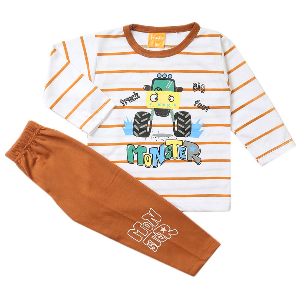 Boys Full Sleeves Suit - Brown, Boys Sets & Suits, Chase Value, Chase Value