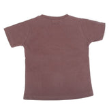 Boys Printed Half Sleeves T-Shirt 4723 - Dark Brown, Kids, Boys T-Shirts, Chase Value, Chase Value