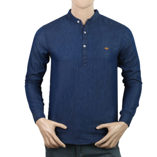 Men's Dockers Denim Shirt - Dark Blue, Men, T-Shirts And Polos, Chase Value, Chase Value
