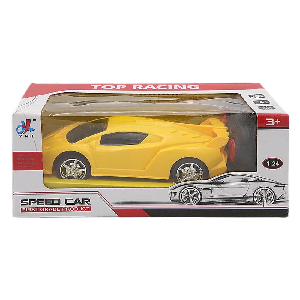 Remote Control Car - Yellow, Kids, Remote Control, Chase Value, Chase Value