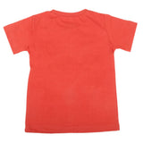 Boys Printed Half Sleeves T-Shirt 4723 - Red, Kids, Boys T-Shirts, Chase Value, Chase Value
