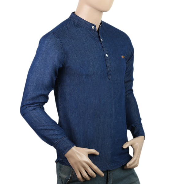 Men's Dockers Denim Shirt - Dark Blue, Men, T-Shirts And Polos, Chase Value, Chase Value