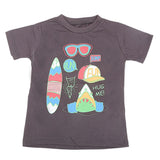 Boys Printed Half Sleeves T-Shirt 4731 - Dark Grey, Kids, Boys T-Shirts, Chase Value, Chase Value