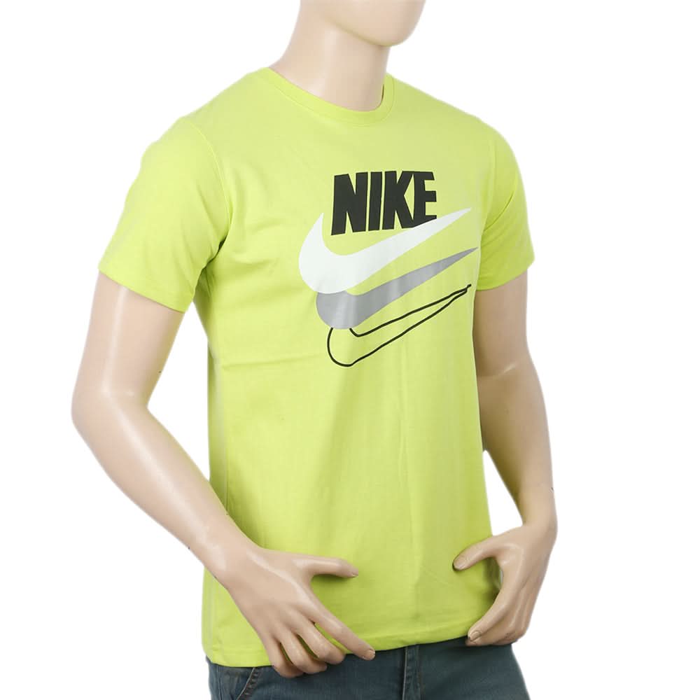 Men's Half Sleeves Printed T-Shirt - Green, Men, T-Shirts And Polos, Chase Value, Chase Value