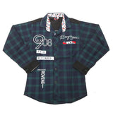 Boys Full Sleeves Casual Shirt - Green, Kids, Boys Shirts, Chase Value, Chase Value