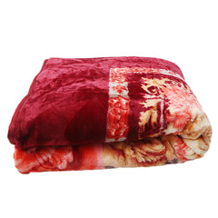 Blanket Durex 2 Ply Double Bed - Maroon, Home & Lifestyle, Blanket, Chase Value, Chase Value