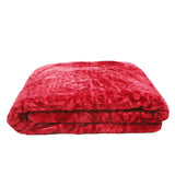 Blanket Ng Best 2 Ply Double Bed - Maroon, Home & Lifestyle, Blanket, Chase Value, Chase Value
