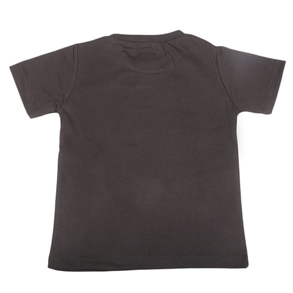 Boys Half Sleeves Jersey T-Shirt 4133 - Black, Kids, Boys T-Shirts, Chase Value, Chase Value