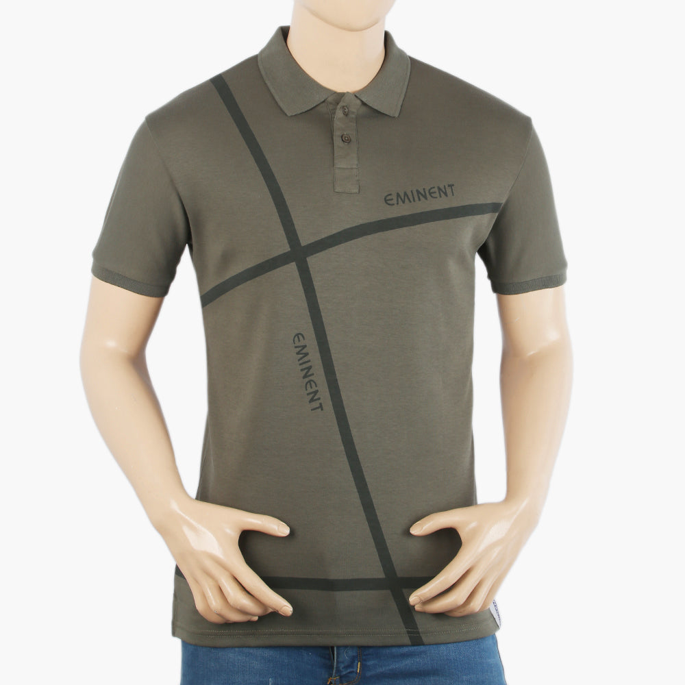 Eminent Men's Half Sleeves Polo T-Shirt - Olive Green, Men's T-Shirts & Polos, Eminent, Chase Value