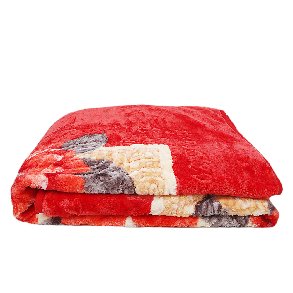 Blanket Durex 2 Ply Double Bed - Red-Pink, Home & Lifestyle, Blanket, Chase Value, Chase Value