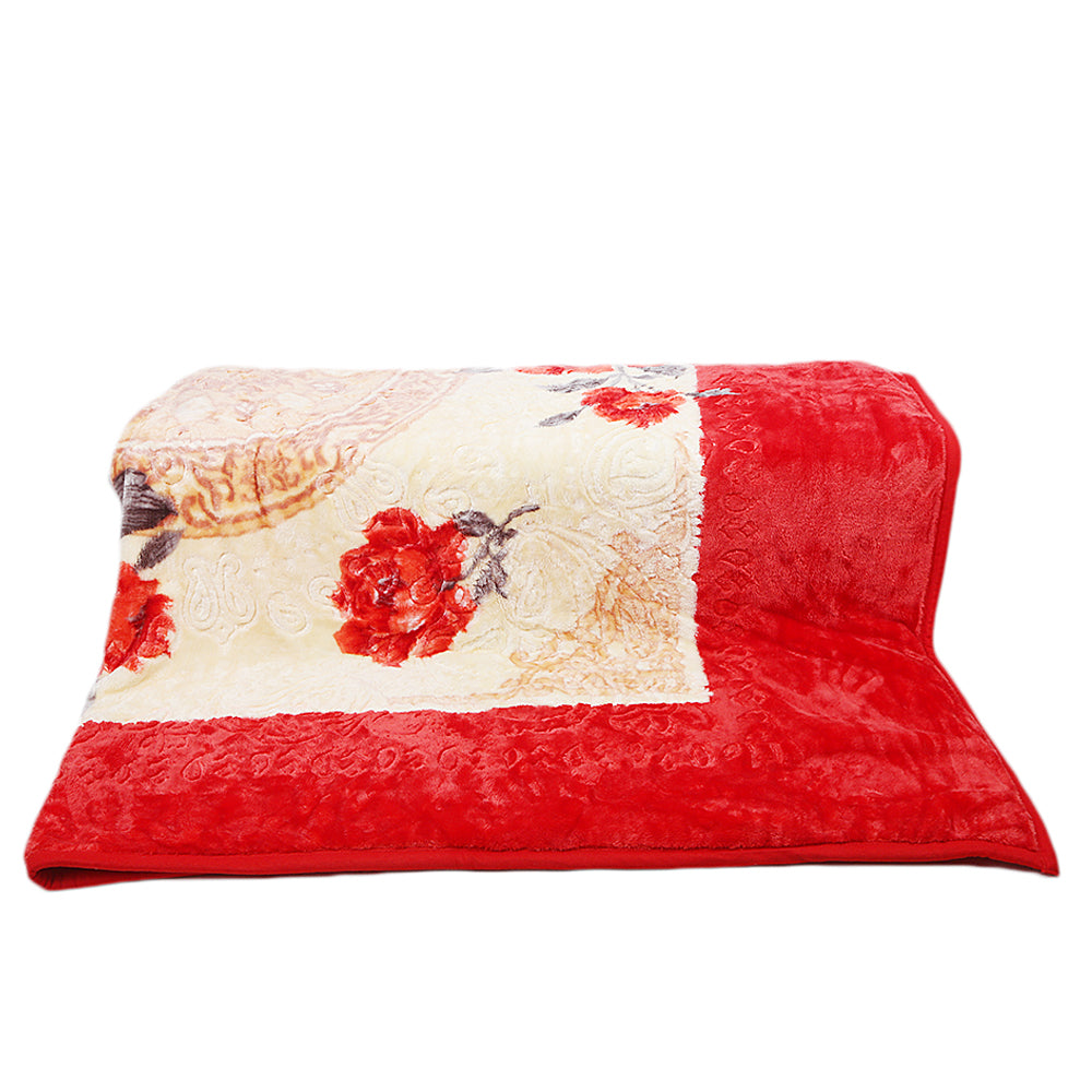 Blanket Durex 2 Ply Double Bed - Red-Pink, Home & Lifestyle, Blanket, Chase Value, Chase Value