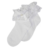 Girls Frill Socks - White, Kids, Girls Socks, Chase Value, Chase Value