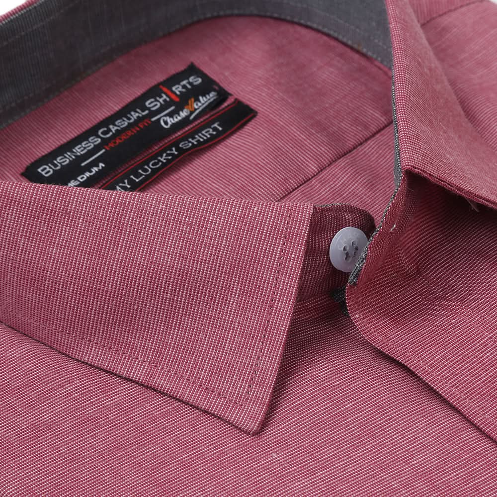 Mens Business Casual Shirt  - Pink, Men, Shirts, Chase Value, Chase Value