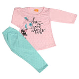 Girls Full Sleeves Suit - Pink, Girls Suits, Chase Value, Chase Value