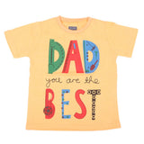 Boys Printed Half Sleeves T-Shirt 4734 - Peach, Kids, Boys T-Shirts, Chase Value, Chase Value