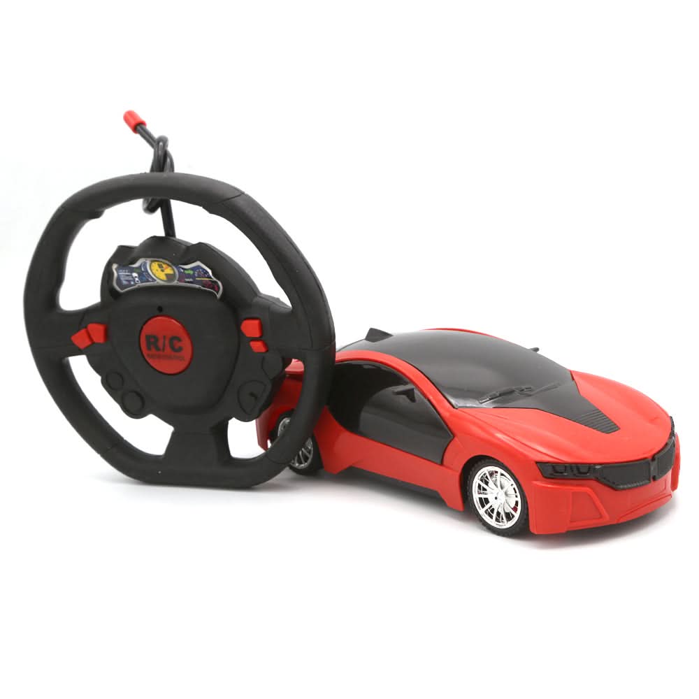 Remote Control Car Without Charging - Red, Kids, Remote Control, Chase Value, Chase Value