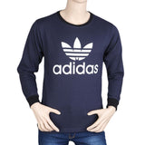 Men's Full Sleeves T-Shirt - Navy Blue, Mens T-Shirts, Chase Value, Chase Value