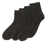 Men's Long Ankle Socks Pack Of 2 - Black, Men, Mens Socks, Chase Value, Chase Value
