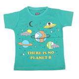 Boys Printed Half Sleeves T-Shirt 4723 - Green, Kids, Boys T-Shirts, Chase Value, Chase Value