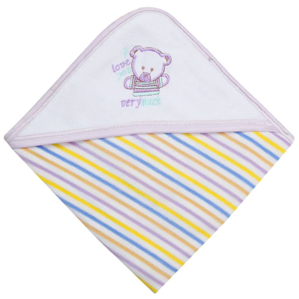Sunny Bath Towel - L-Purple, Kids, Bath Accessories, Chase Value, Chase Value
