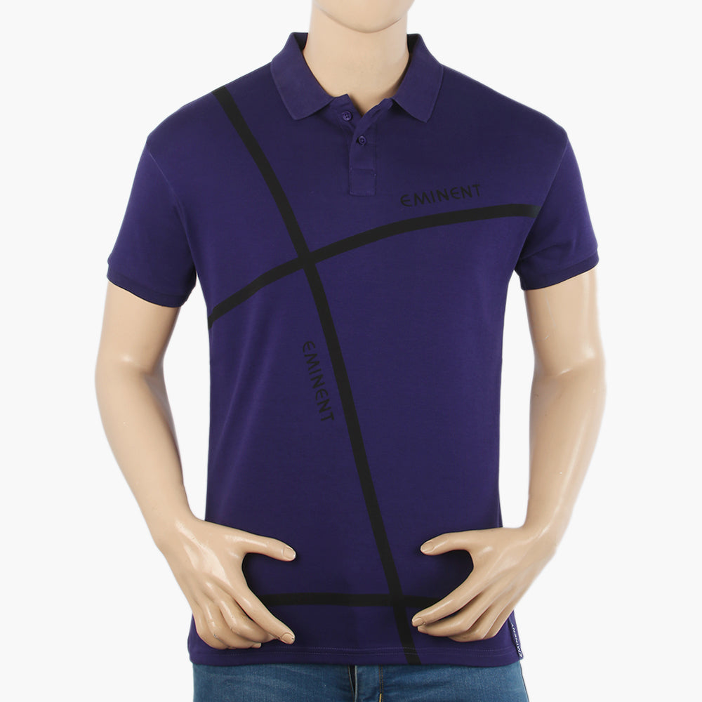 Eminent Men's Half Sleeves Polo T-Shirt - Dark Purple, Men's T-Shirts & Polos, Eminent, Chase Value