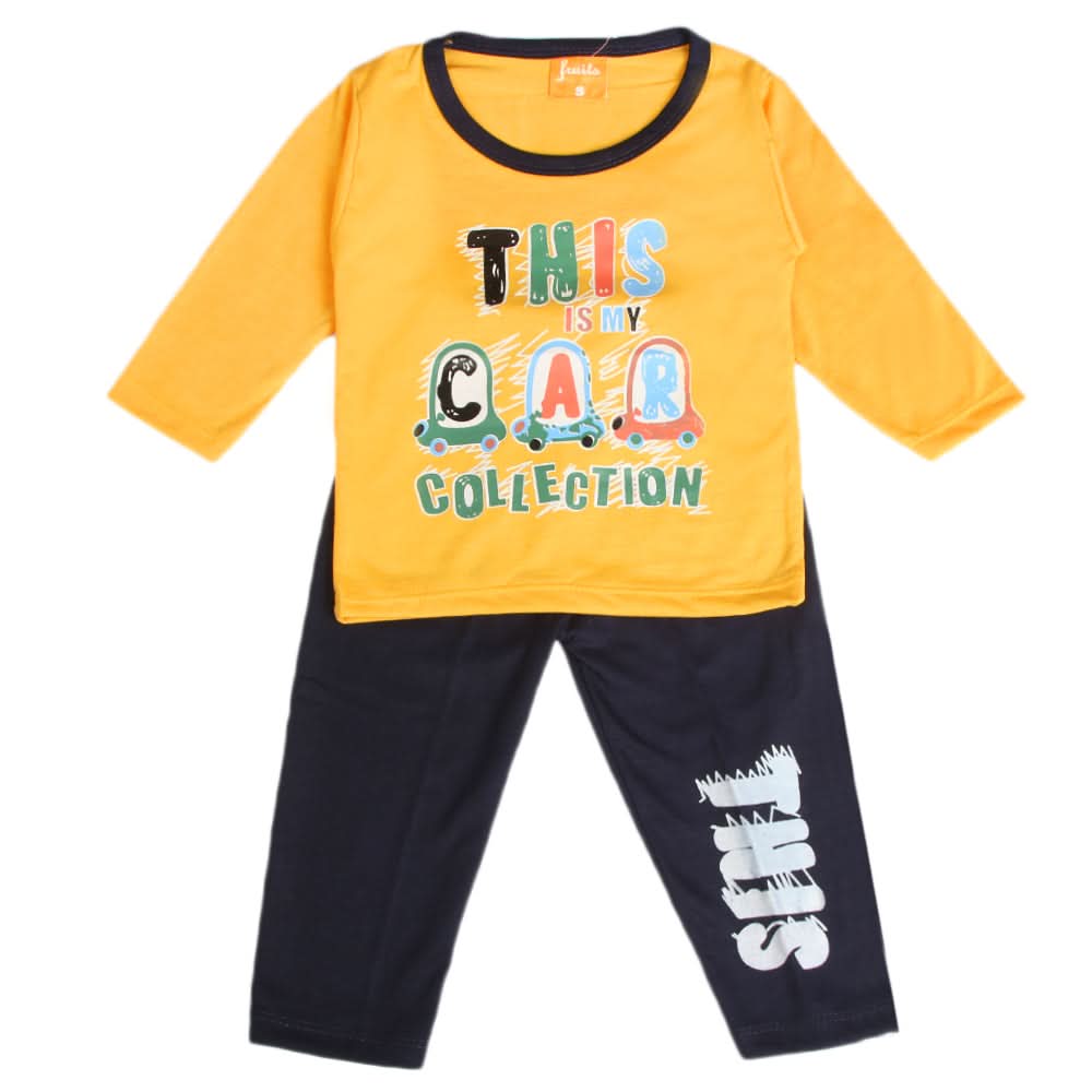 Boys Full Sleeves Suit - Yellow, Boys Sets & Suits, Chase Value, Chase Value