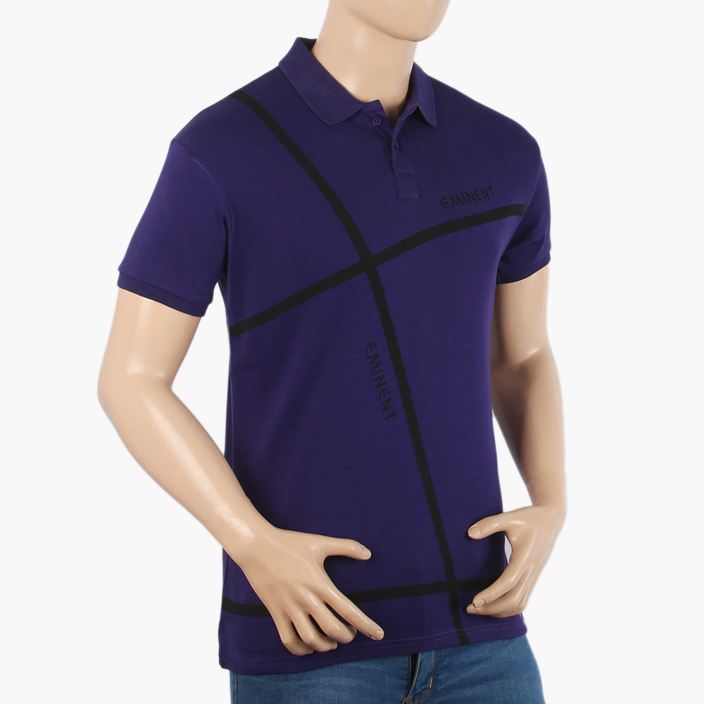 Eminent Men's Half Sleeves Polo T-Shirt - Dark Purple, Men's T-Shirts & Polos, Eminent, Chase Value