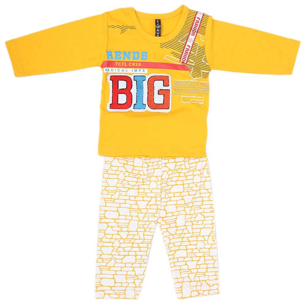 Boys Full Sleeves Suit (42413) - Yellow, Kids, Boys Sets And Suits, Chase Value, Chase Value