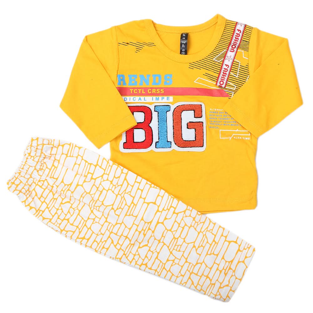Boys Full Sleeves Suit (42413) - Yellow, Kids, Boys Sets And Suits, Chase Value, Chase Value
