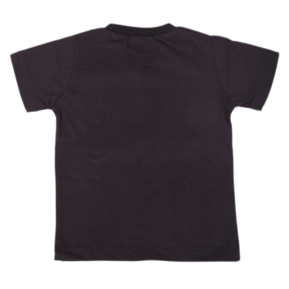 Boys Round Neck Half Sleeves T-Shirt - Dark Grey, Kids, Boys T-Shirts, Chase Value, Chase Value
