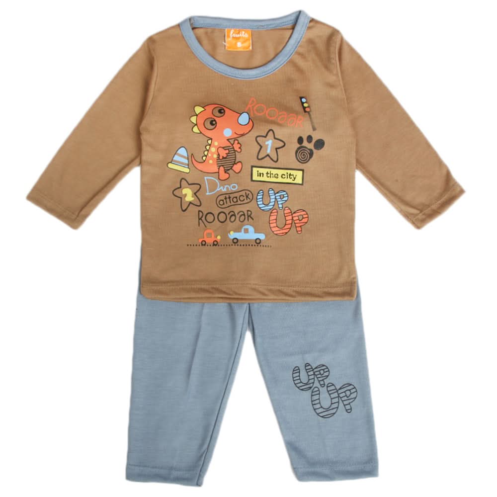 Boys Full Sleeves Suit - Brown, Boys Sets & Suits, Chase Value, Chase Value