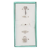 Women's Finger Rings 5 Pcs - Silver, Women, Finger Rings, Chase Value, Chase Value