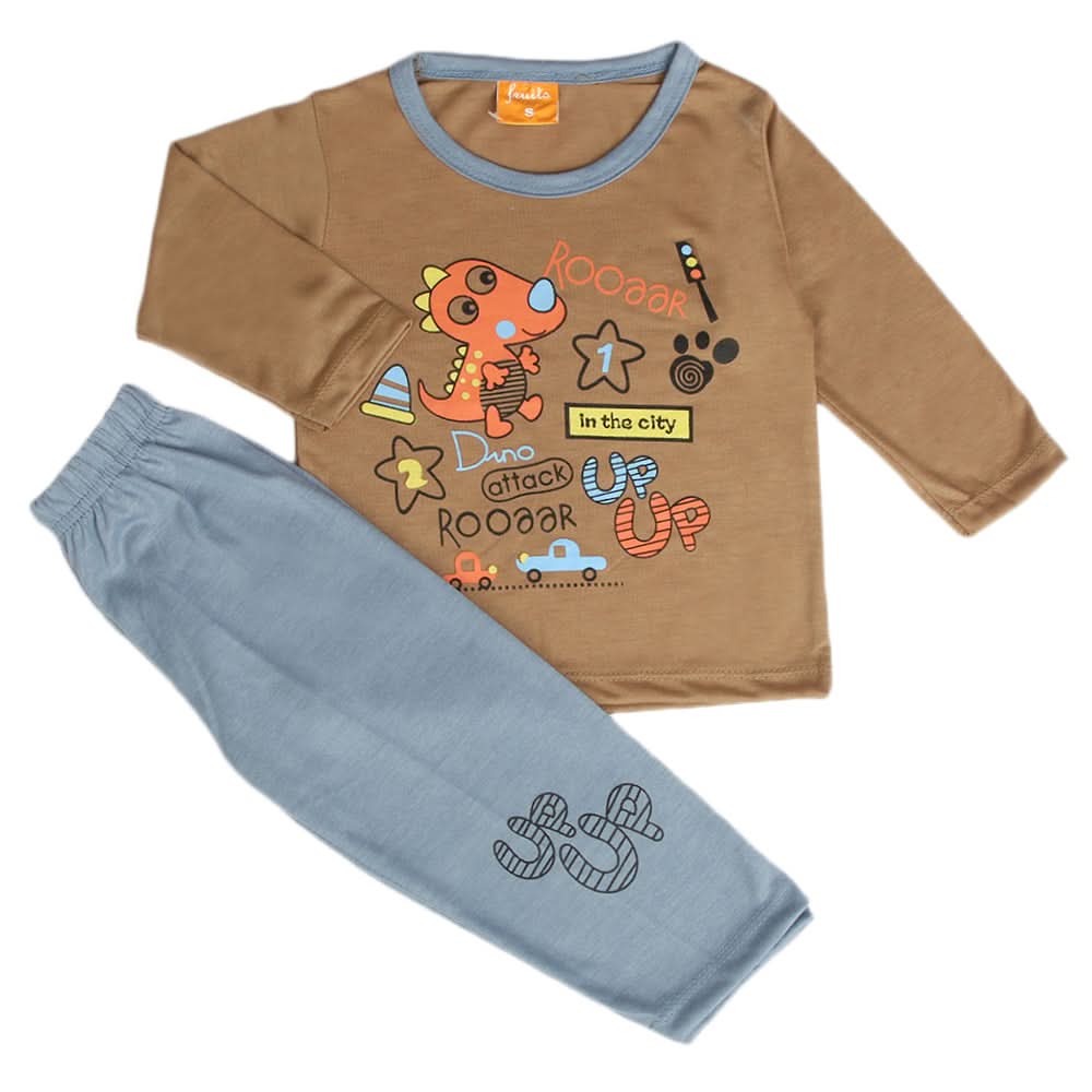 Boys Full Sleeves Suit - Brown, Boys Sets & Suits, Chase Value, Chase Value
