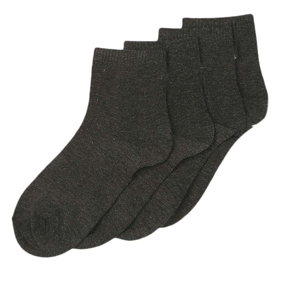 Men's Long Ankle Socks Pack Of 2 - BLACK, Men, Mens Socks, Chase Value, Chase Value